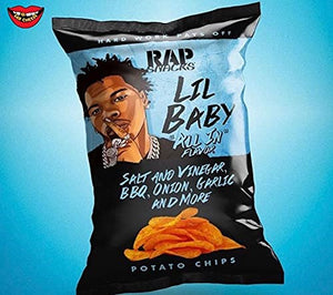 Rap Snacks Potato Chips Lil Baby "All In" Flavor 2.5oz/71g Best By Dec 2024