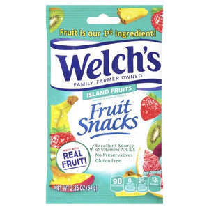 Welchs Fruit Snacks Island Fruits 2.25oz/64g