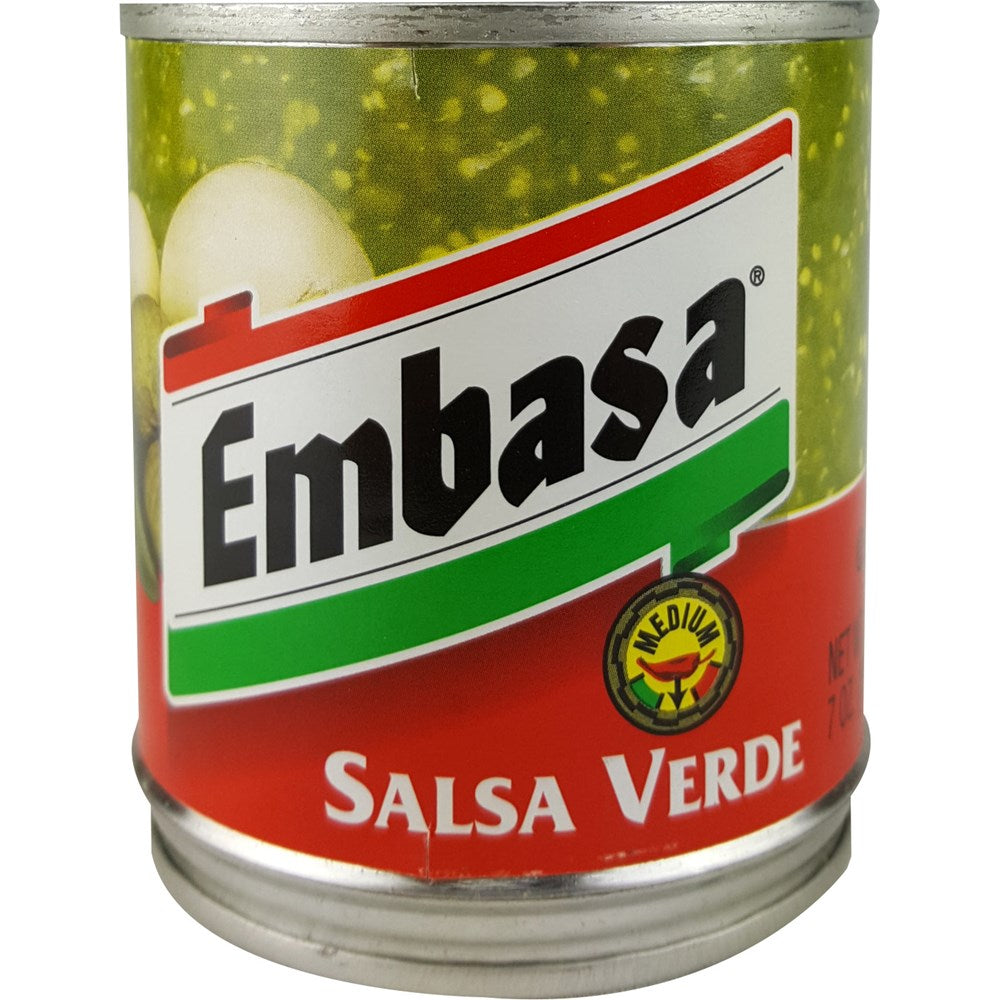 Embasa Salsa Verde Medium 7oz/198g (Best By End Dec 2024)