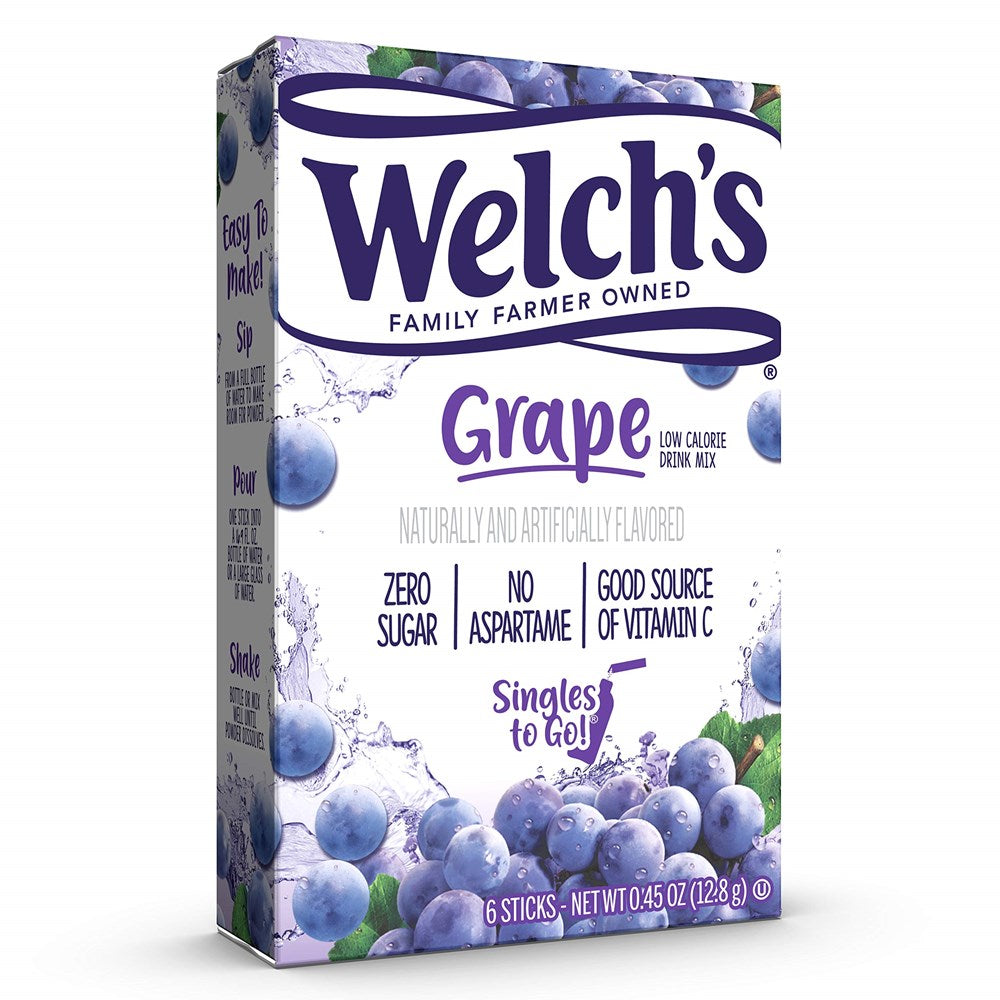 Welchs Singles to Go Grape 6pk STG 0.45oz/12.8g