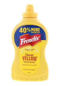 Frenchs Classic Yellow Mustard (Best By Dec 24) 20oz/567g