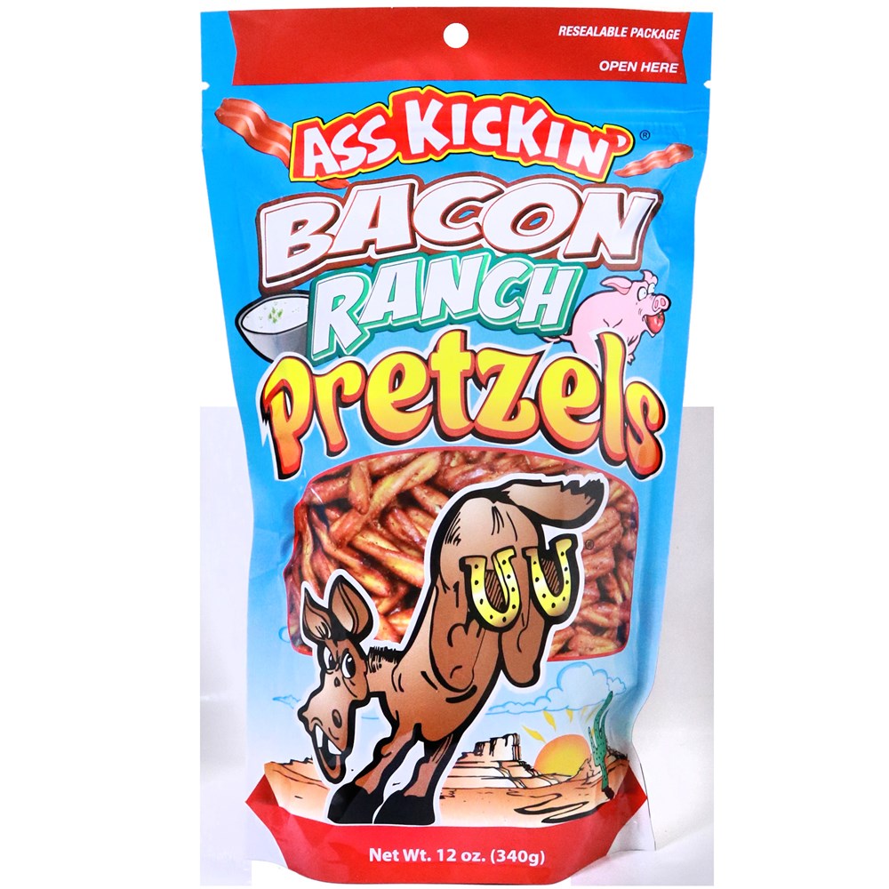 Ass Kickin Pretzels Bacon Ranch 12oz/340g