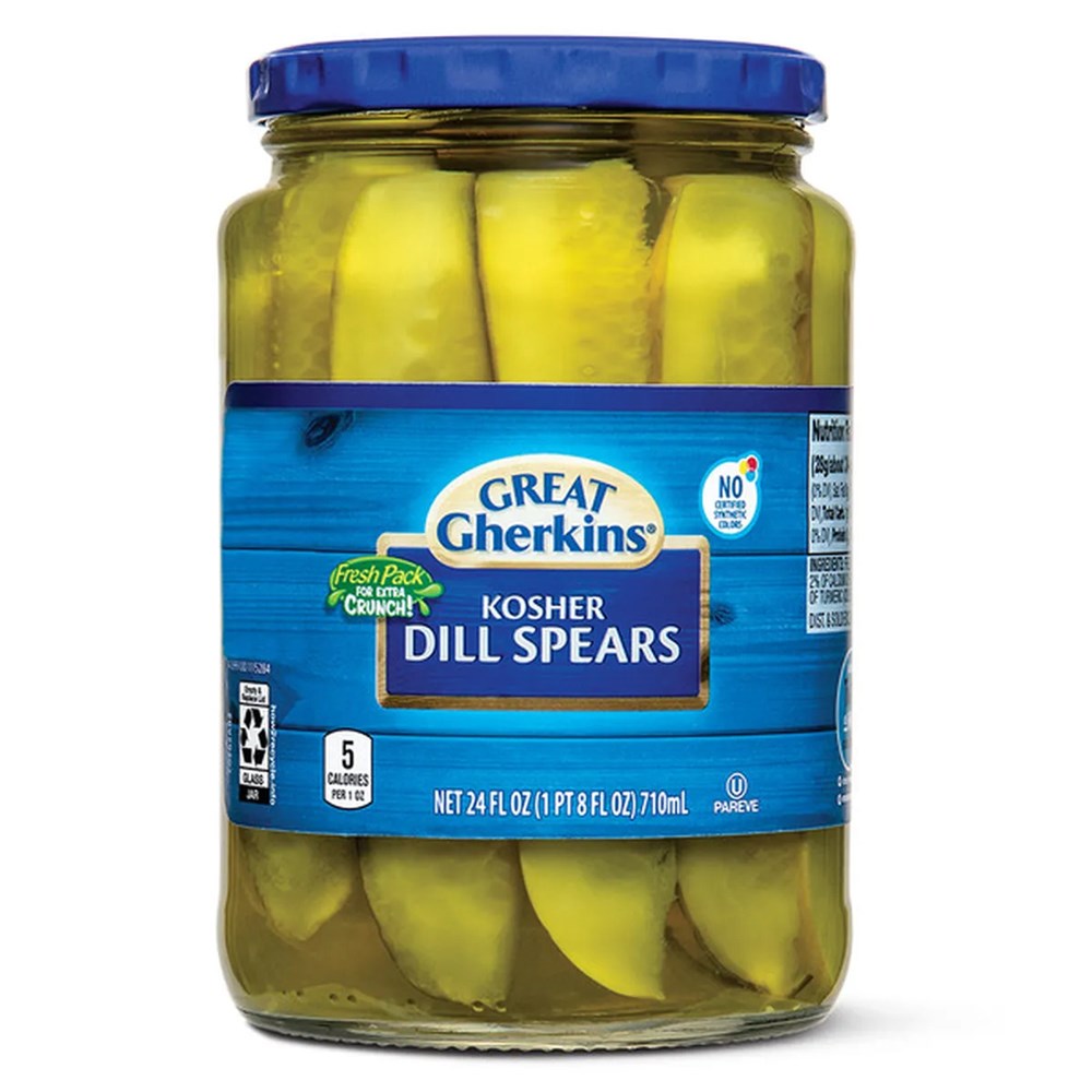 Great Gherkin Kosher Dill Spears 24floz/710ml