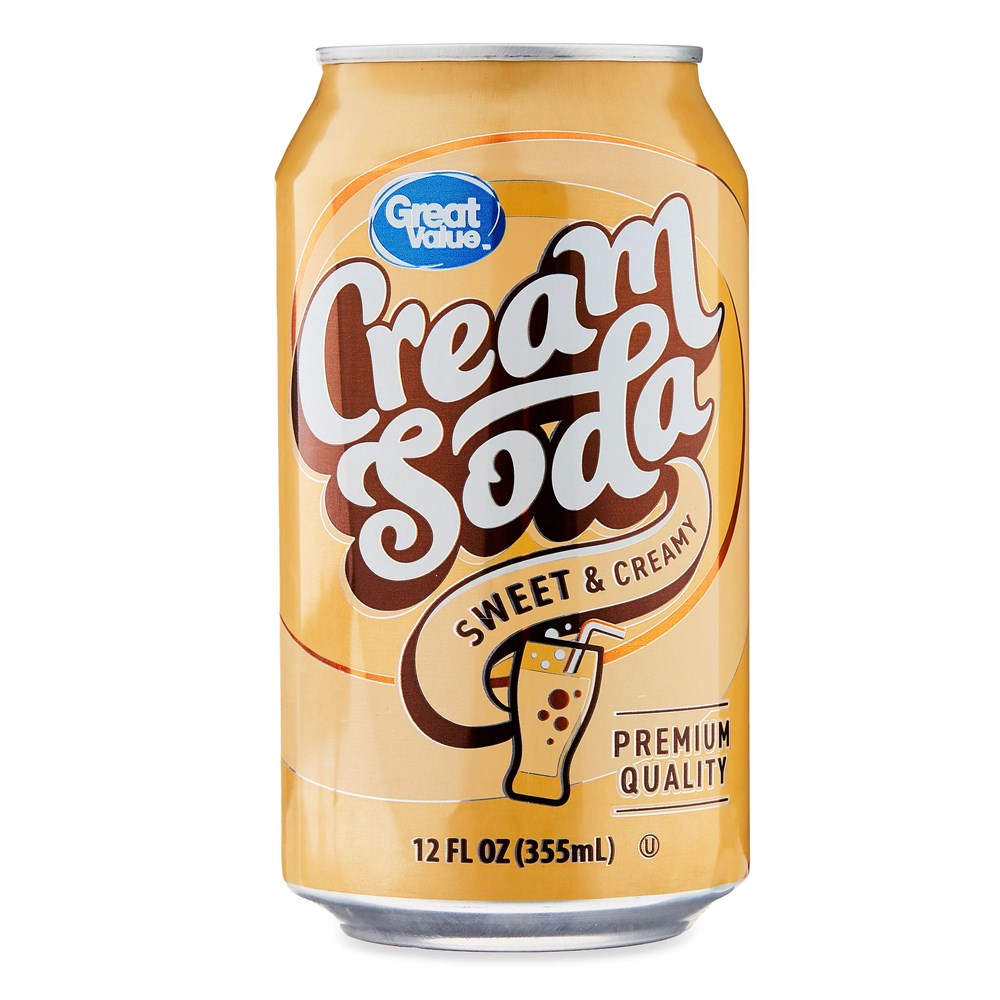 Great Value Cream Soda 12floz/355ml