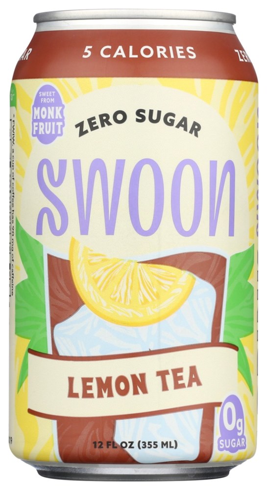 Swoon Zero Sugar Lemon Tea Soda 355ml