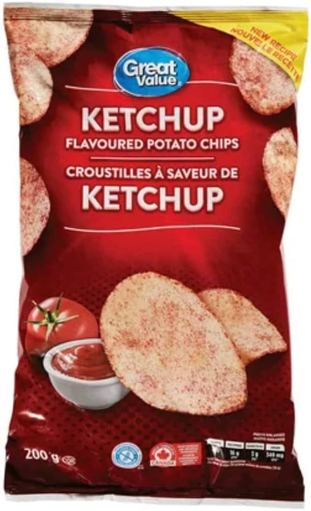 Great Value Potato Chips Ketchup 200g