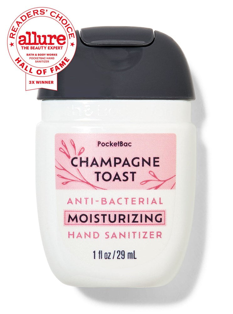 B&BW PocketBac Champagne Toast Sanitizer 1floz/29ml by Bath & Body Works