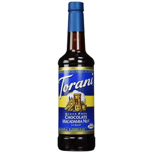 Torani Chocolate Macadamia Sugar Free Syrup 750ml