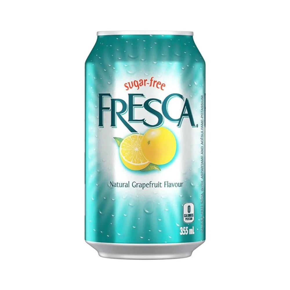 Fresca Sparkling Soda Water Grapefruit Citrus Sugar Free 12floz/355ml