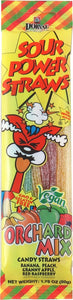 Sour Power Straws Orchard Mix 1.75oz/50g