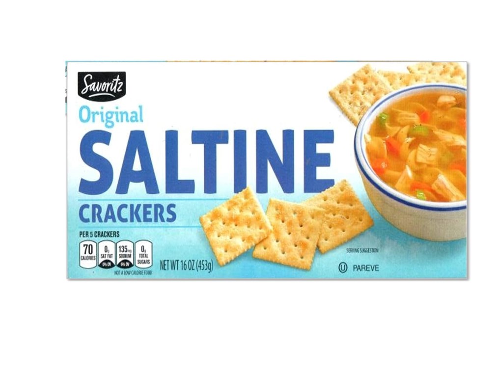 Savoritz Saltine Original Crackers 16oz/453g (Best By Feb 2025)