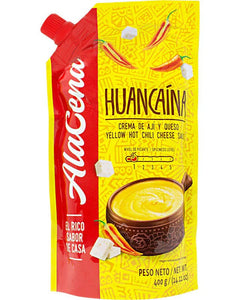 AlaCena Crema de Huancaina Queso (Yellow Hot Chili Cheese Sauce) 400g (Best By Feb 2025)