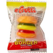 Efrutti Gummi Mini Burger 0.32oz