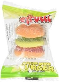 Efrutti Gummi Mini Burger Sour 0.32oz