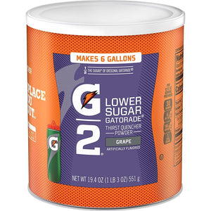 Gatorade Powder G2 Grape Mix 19.4oz/551g