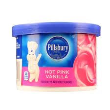 Pillsbury Frosting Hot Pink Vanilla  10oz