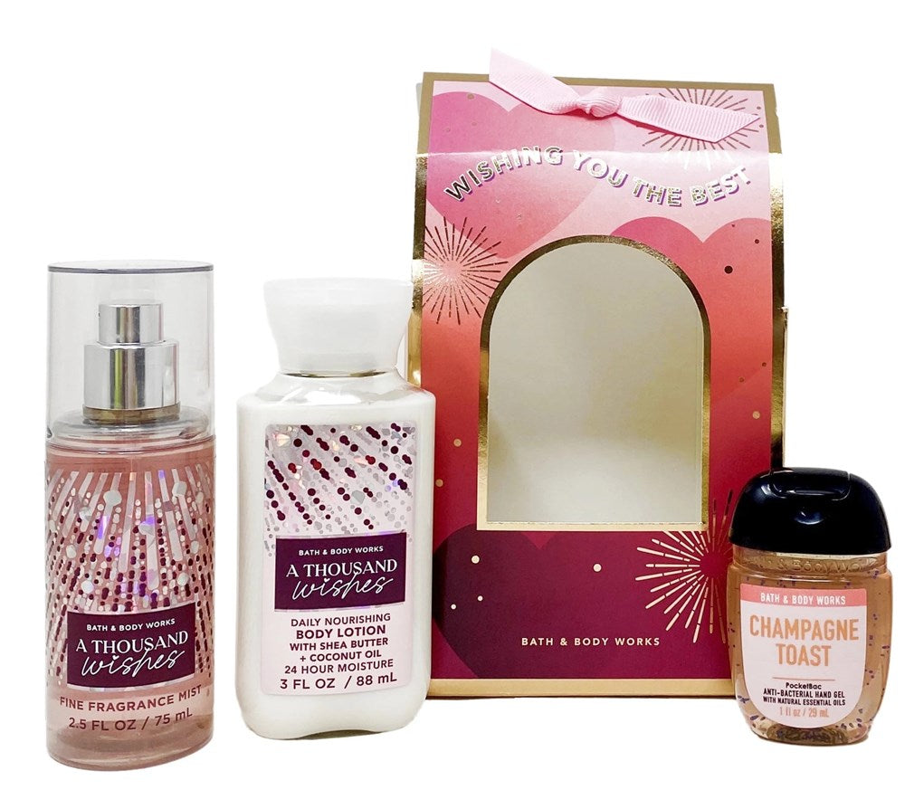 B&BW A Thousand Wishes 3 piece gift set by Bath & Body Works