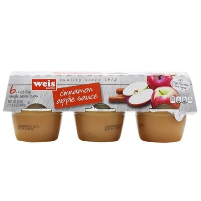 Winco Applesauce Cinnamon 6pk 24oz/680g (Best By 26 Nov 2023)