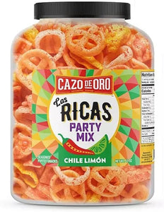 Cazo De Oro Chile Limon Party Snack Mix Barrel 11oz