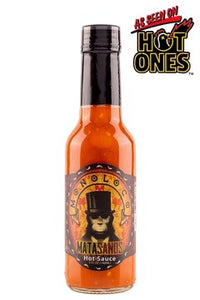 Hot Ones MataSanos Hot Sauce By Chile Monoloco 5floz