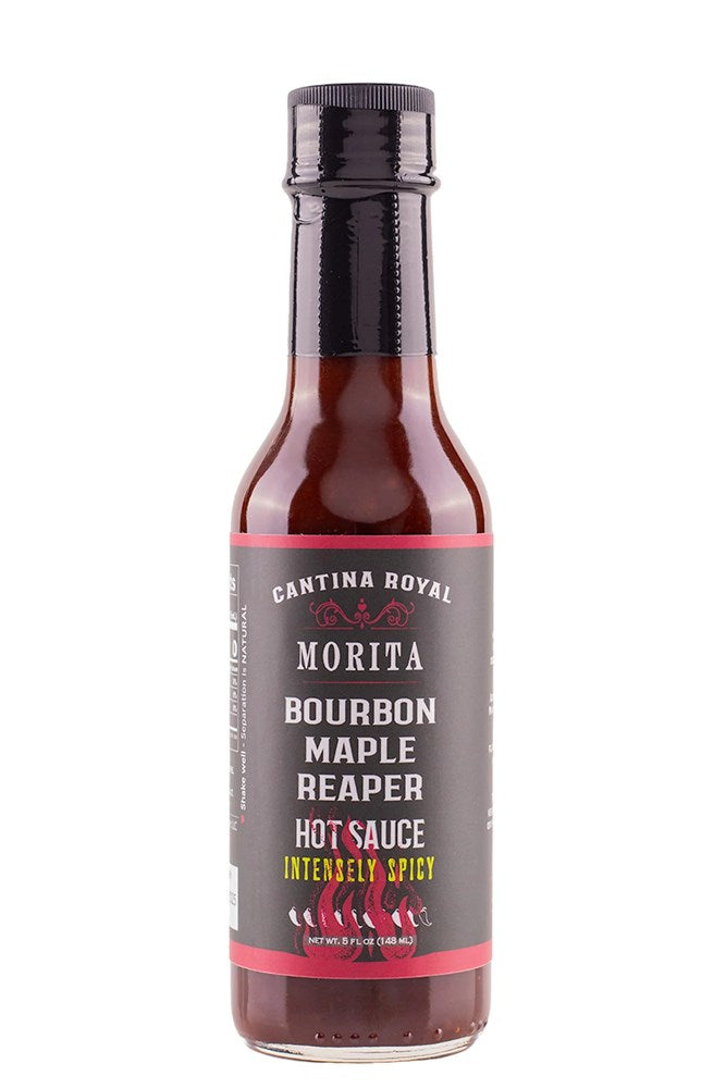 Hot Ones Morita Bourbon Maple Reaper Hot Sauce By Cantina Royal 5floz