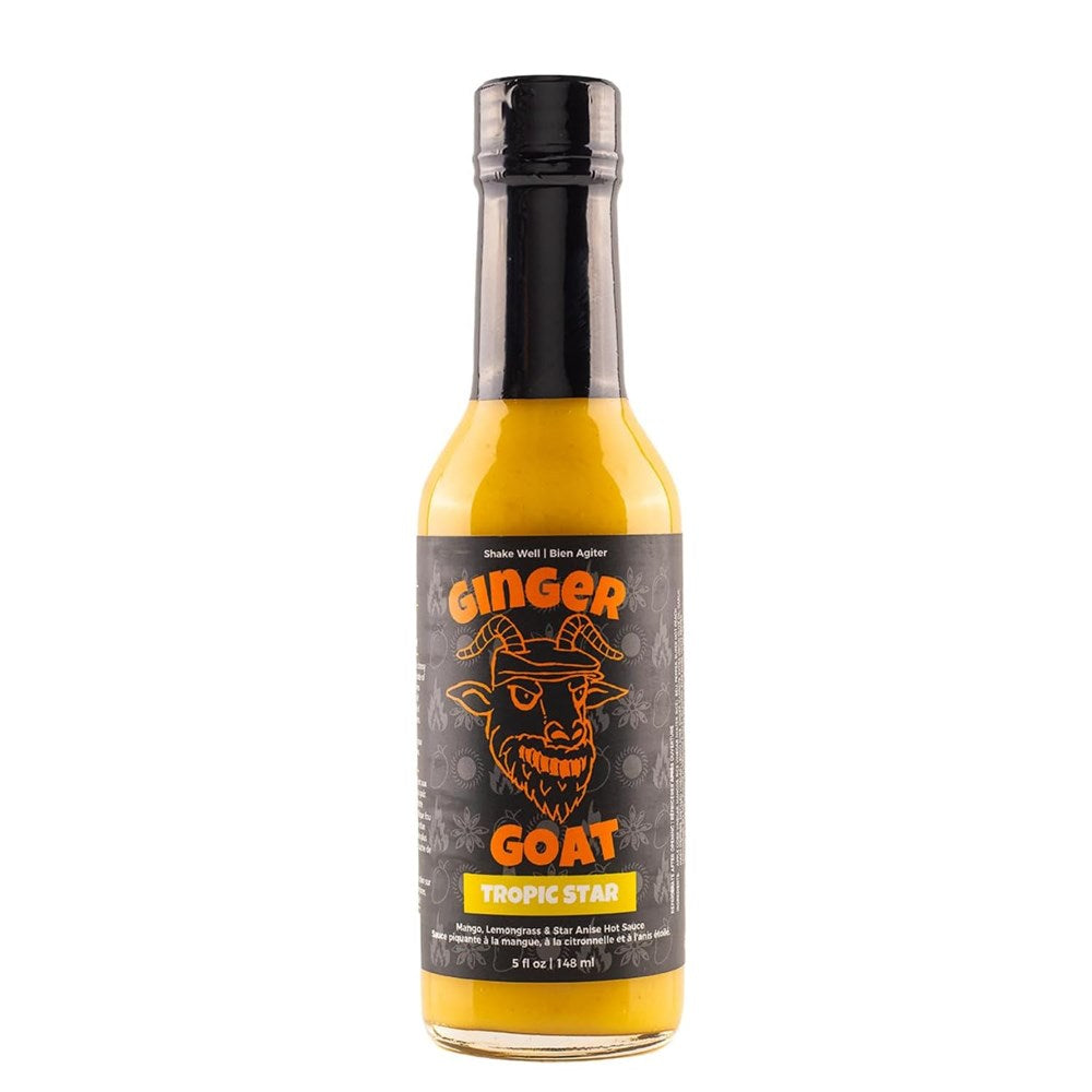 Hot Ones Tropic Star Hot Sauce by Ginger Goat 5floz