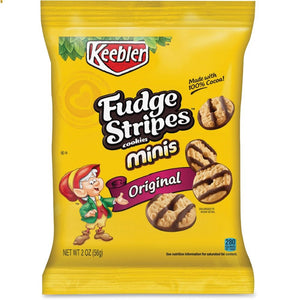 Keebler Fudge Stripes cookies Original 1oz/28g 1105/6529