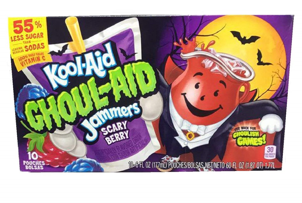 Kool Aid Jammers Scary Berry Ghoul Aid 60floz/1.77L