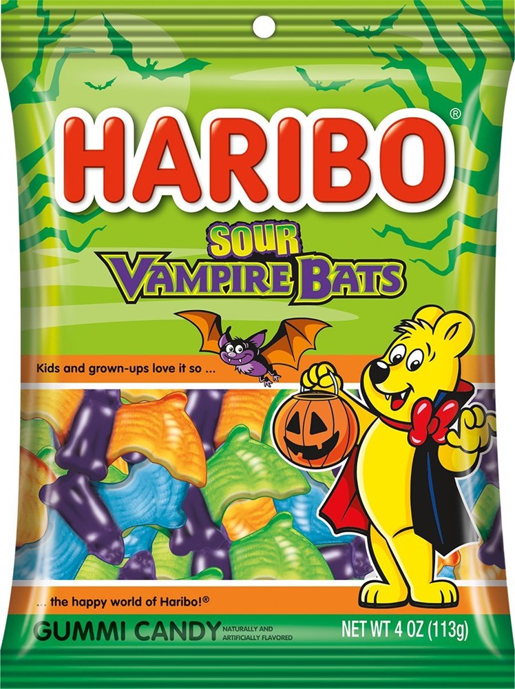 Haribo Sour Vampire Bats 4oz/113g