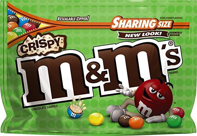 M&Ms Crispy Sharing Size 8oz/226.8g