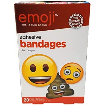 Bandaids Emoji Adhesive Bandages