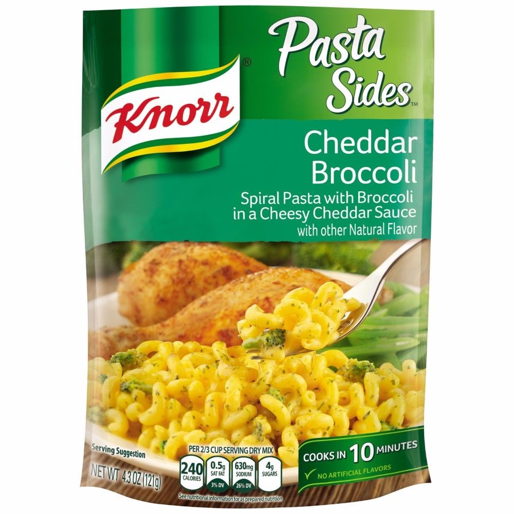 Knorr Pasta Sides Cheddar Broccoli 4.3oz/121g