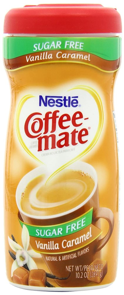 Nestle Coffee Mate Powder 10.2oz Vanilla Caramel  Sugar Free