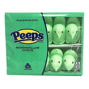 Peeps Chicks Green 10pk 3oz/85g