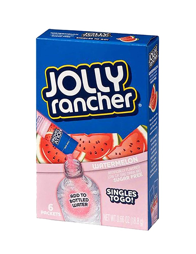 Jolly Rancher to GO Watermelon mix 6 Single 0.66oz/18.8g