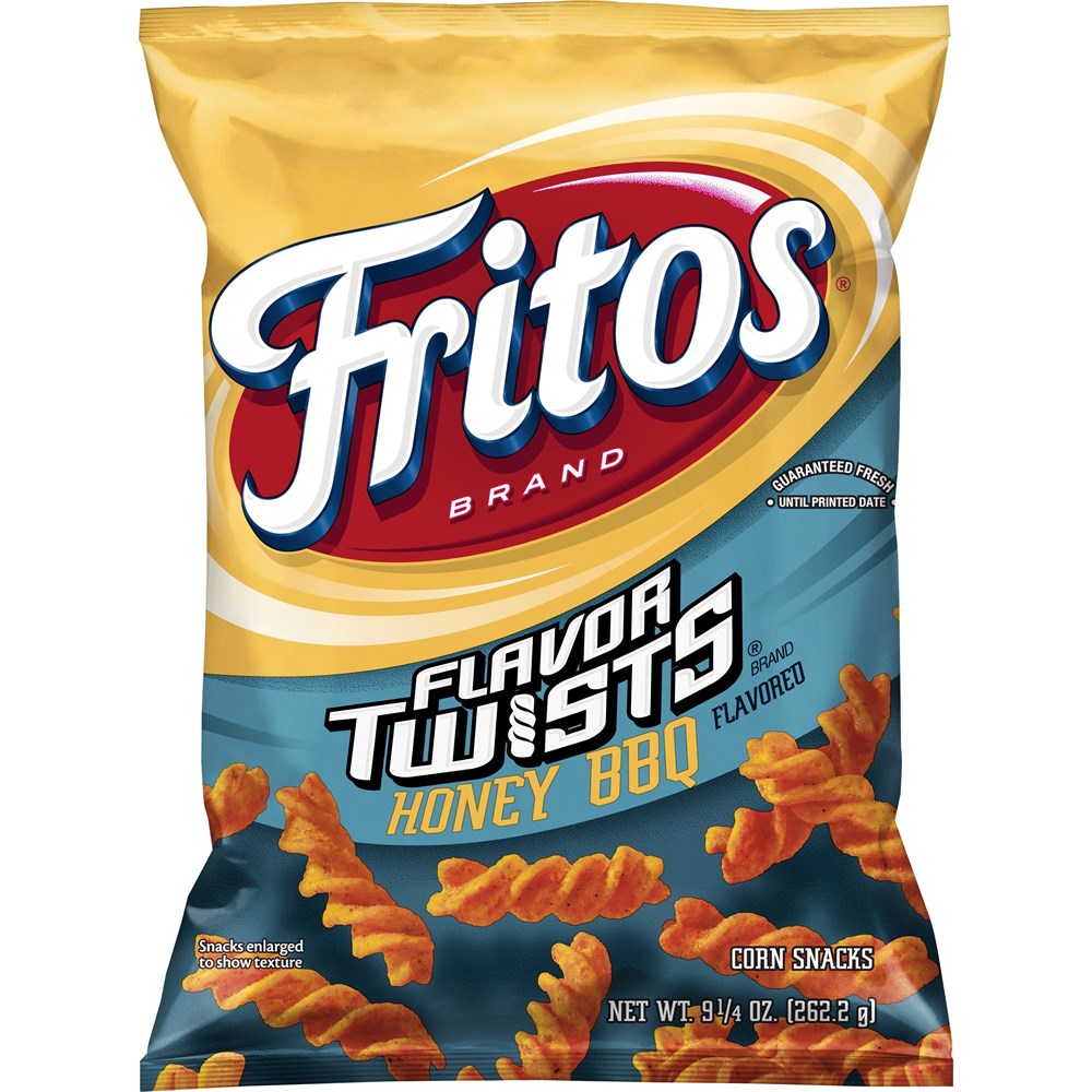 Fritos Corn Chips Flavor Twists Honey BBQ 9.25oz/262.2