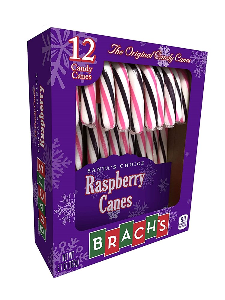 Brachs Candy Cane Raspberry 5.7oz/162g