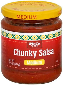 Winco Chunky Salsa Medium 15.5oz/439g