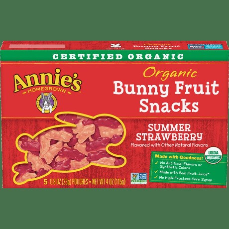 Annies Organic Fruit Snacks Summer Strawberry 0.08oz/23g