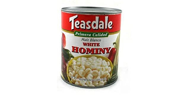 Teasdale White Hominy 30oz/850g