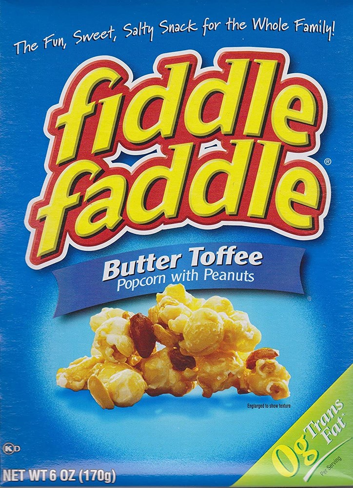 Fiddle Faddle Popcorn Butter Toffee 6oz/170g