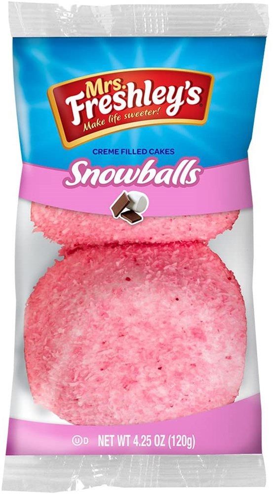 Mrs Freshleys Snowballs 2pack 4.25oz/120g