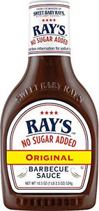 Sweet Baby Rays BBQ Sauce No Sugar Added 18.5oz/524g