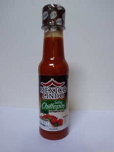 Mexico Lindo Chiltepin Salsa Hot Sauce 5fl/150ml