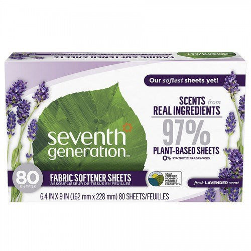 Seventh Generation Fabric Softener 80 Sheets