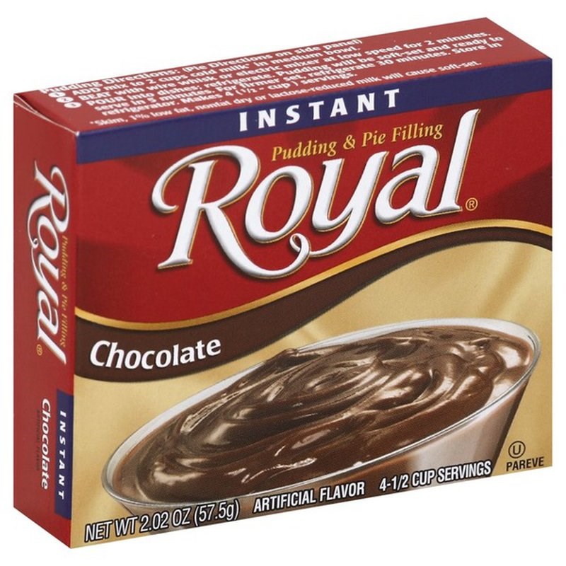 Royal Chocolate Pudding & Pie filling 2.03oz/57.5g 5.5oz/156g