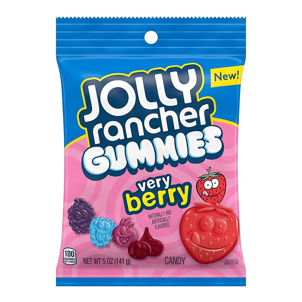 Jolly Rancher Gummies Very Berry 5oz/141g