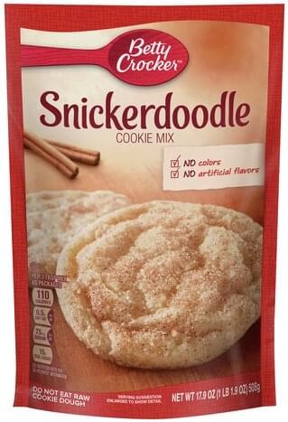 Betty Crocker Cookie Mix Snickerdoodle 17.9oz/508g